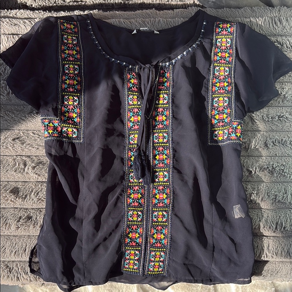 Embroidered Women's Top